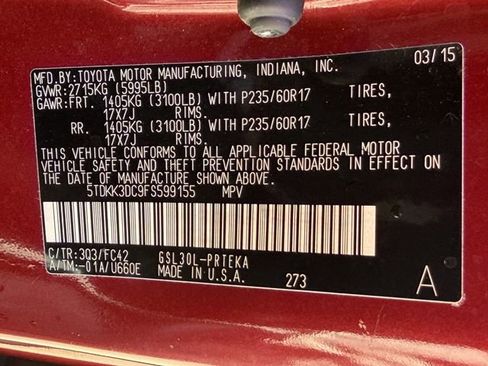 Used 2015 Toyota Sienna LE FWD image 31