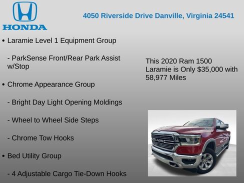 Used 2020 RAM 1500 Laramie image 12