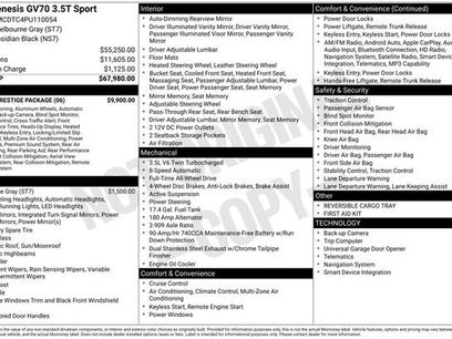 Used 2023 Genesis GV70 3.5T Sport w/ Sport Prestige Package