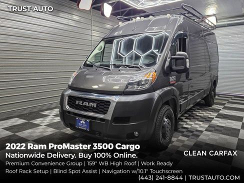 Used 2022 RAM ProMaster 3500 w/ Premium Convenience Group FWD image 1