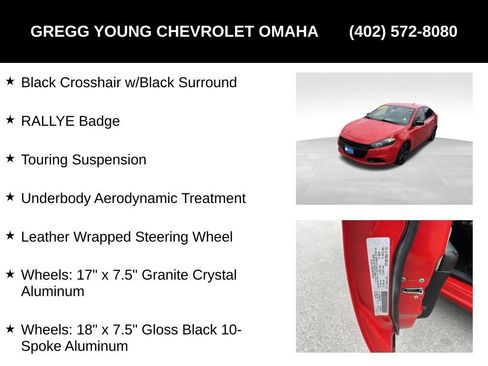 Used 2016 Dodge Dart SXT w/ Rallye Appearance Group FWD image 25