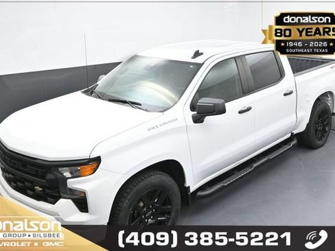 Used 2024 Chevrolet Silverado 1500 Custom w/ Turbomax Blackout Package AWD/4WD image 18