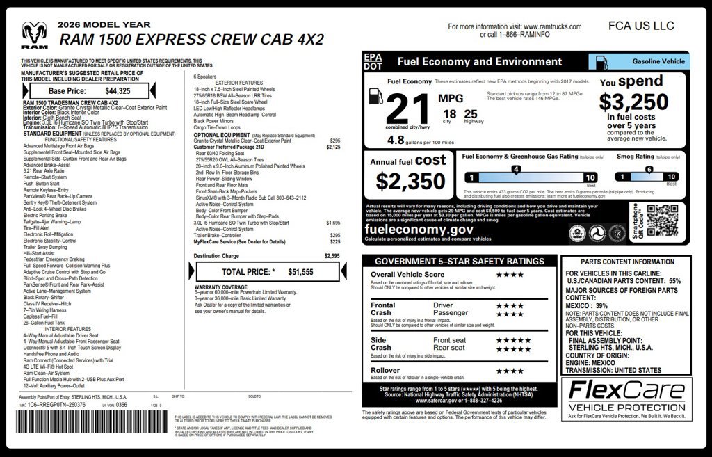 Used 2026 RAM 1500 Express RWD image 4