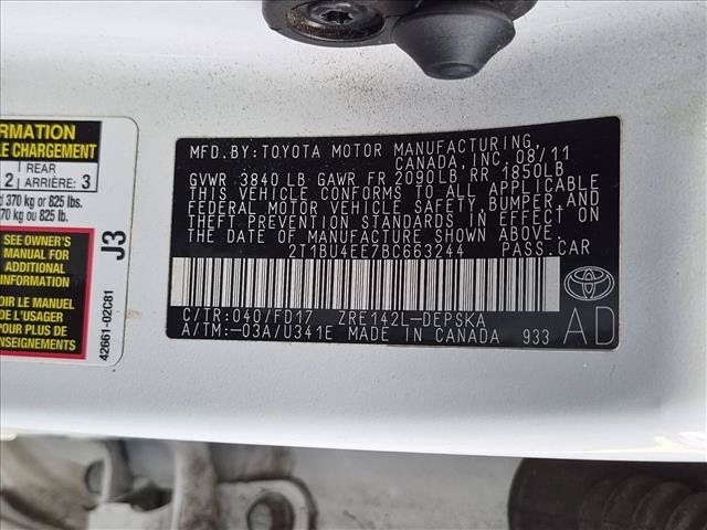 Used 2011 Toyota Corolla S FWD image 12