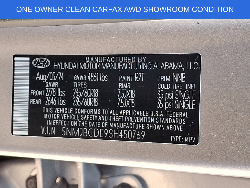 Used 2025 Hyundai Tucson SEL AWD/4WD image 27