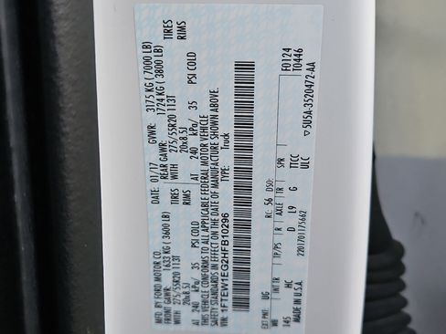 Used 2017 Ford F150 Lariat w/ Equipment Group 502A Luxury image 37