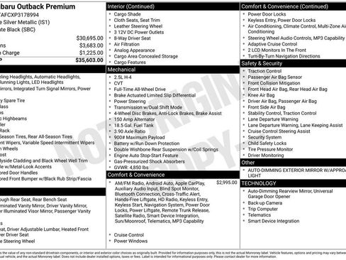 Used 2023 Subaru Outback Premium image 19