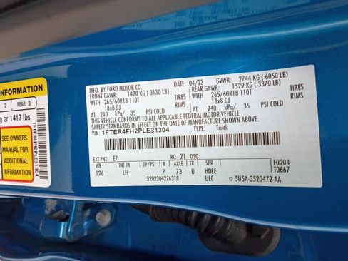 Used 2023 Ford Ranger XLT w/ Equipment Group 302A High AWD/4WD image 39