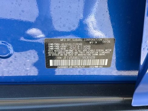 New 2026 Subaru WRX Limited AWD/4WD image 25