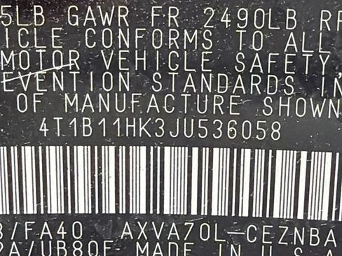 Used 2018 Toyota Camry LE w/ Convenience Package FWD image 31