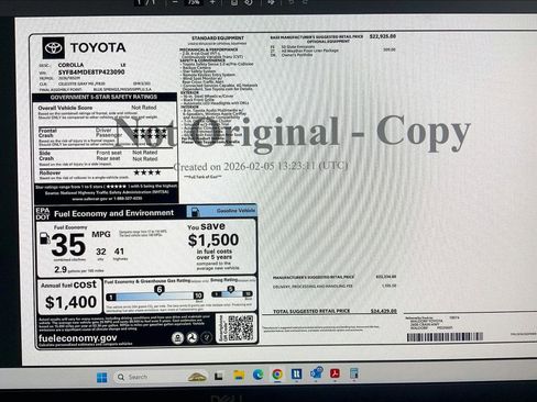 New 2026 Toyota Corolla LE image 16