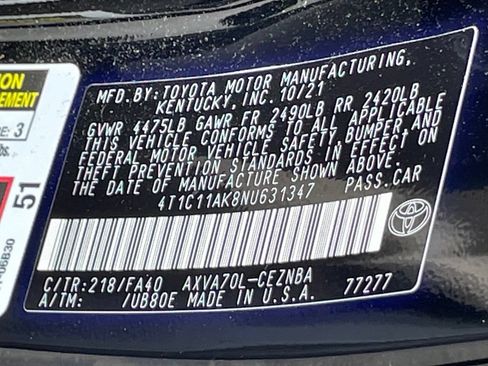 Used 2022 Toyota Camry LE FWD image 33