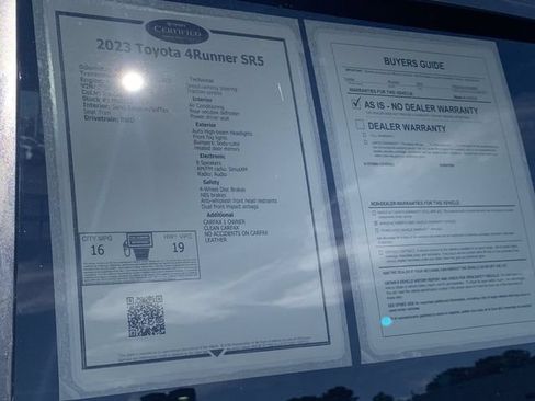 Certified 2023 Toyota 4Runner SR5 RWD image 38