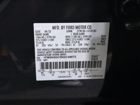 Used 2022 Ford Explorer ST w/ Equipment Group 401A AWD/4WD image 39