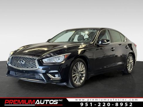 Used 2023 INFINITI Q50 Luxe w/ Cargo Package RWD image 1
