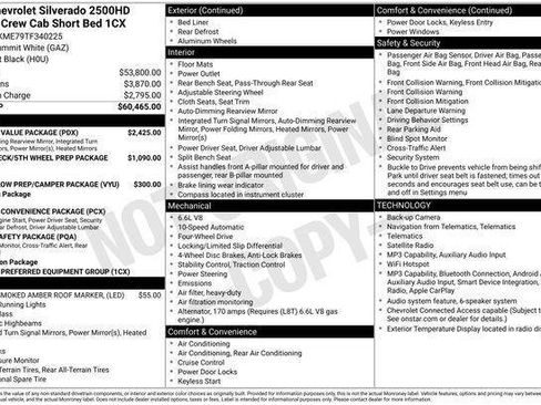New 2026 Chevrolet Silverado 2500 Custom w/ Custom Value Package AWD/4WD image 31