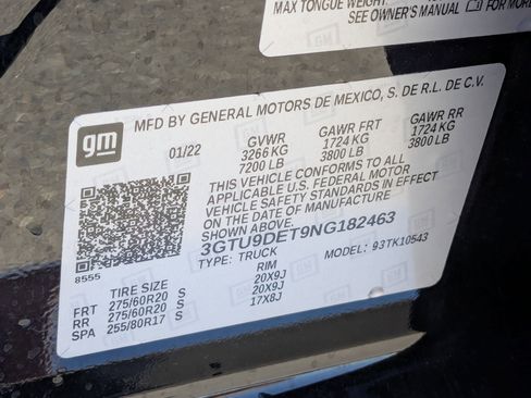 Used 2022 GMC Sierra 1500 SLT AWD/4WD image 33