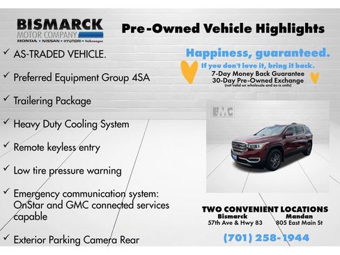 Used 2018 GMC Acadia SLT AWD/4WD image 5