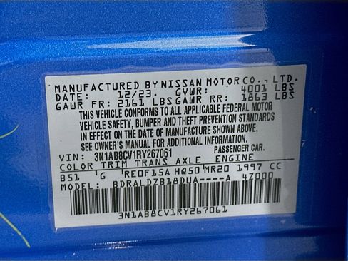 Used 2024 Nissan Sentra SV image 12