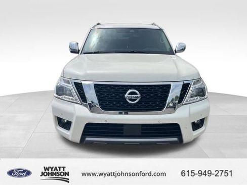 Used 2019 Nissan Armada Platinum w/ Interior Lighting Package RWD image 2