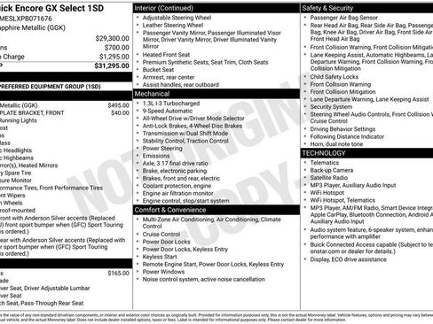 Used 2023 Buick Encore GX Select AWD/4WD image 4