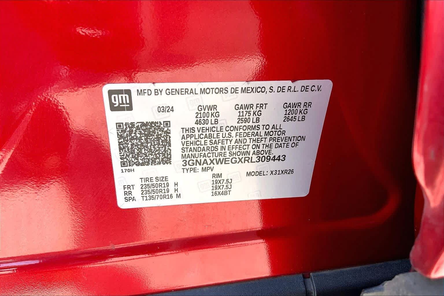 Used 2024 Chevrolet Equinox RS AWD/4WD image 35