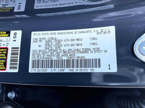 Certified 2025 Toyota Tacoma TRD Pro AWD/4WD image 34