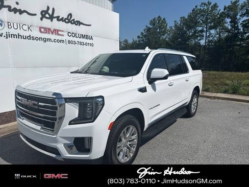 Used 2022 GMC Yukon XL SLT w/ SLT Luxury Package RWD image 1