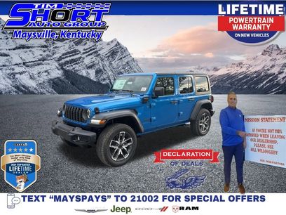 New 2025 Jeep Wrangler Unlimited Sport S 4xe w/ LED Headlamp & Fog Lamp Group