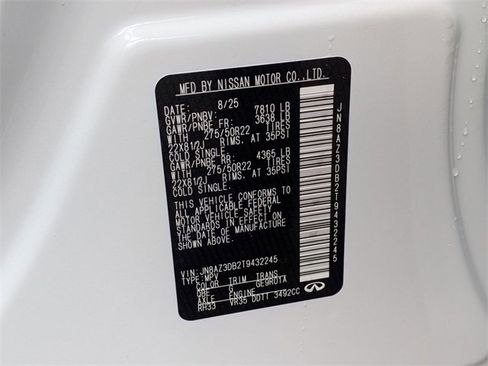 New 2026 INFINITI QX80 4WD image 36