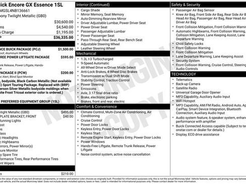 Used 2022 Buick Encore GX Essence w/ Experience Buick Package AWD/4WD image 2