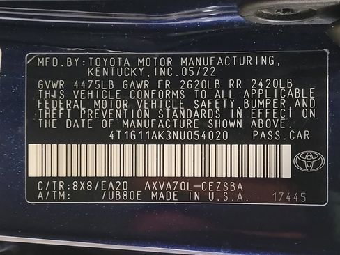 Used 2022 Toyota Camry SE FWD image 33