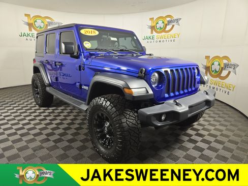 Certified 2018 Jeep Wrangler Unlimited Sport S AWD/4WD image 1