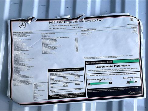 New 2025 Mercedes-Benz Sprinter 2500 image 19