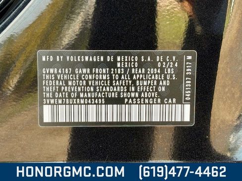 Used 2024 Volkswagen Jetta SE image 35