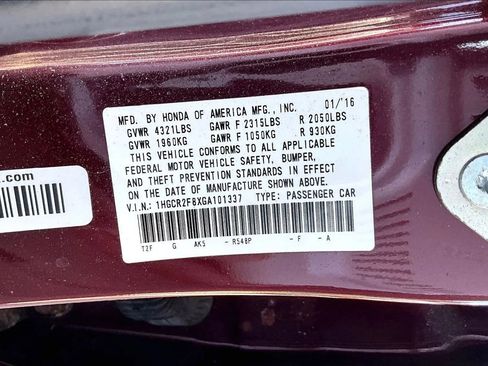 Used 2016 Honda Accord EX-L image 16