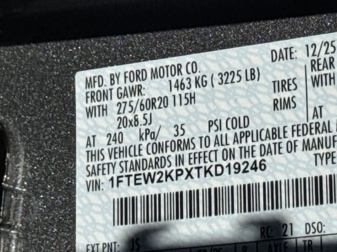 New 2026 Ford F150 STX w/ Equipment Group 200A image 29