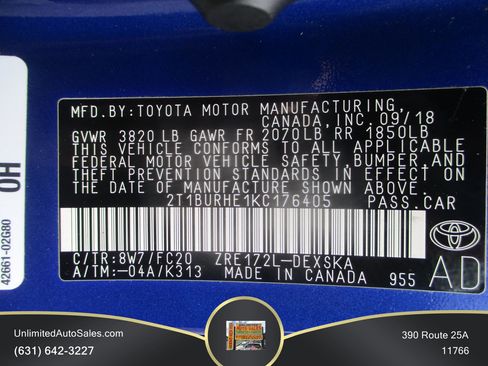 Used 2019 Toyota Corolla SE FWD image 14