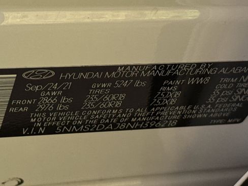Used 2022 Hyundai Santa Fe SEL AWD/4WD image 29