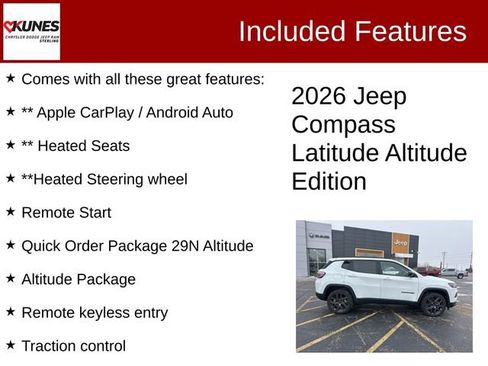 New 2026 Jeep Compass Altitude image 4