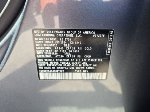 Used 2018 Volkswagen Atlas SEL Premium image 33