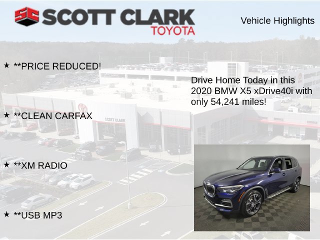 Used 2020 BMW X5 xDrive40i w/ Luxury Seating Package AWD/4WD image 13