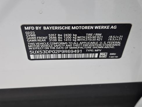 Used 2023 BMW X3 xDrive30i w/ Convenience Package image 36