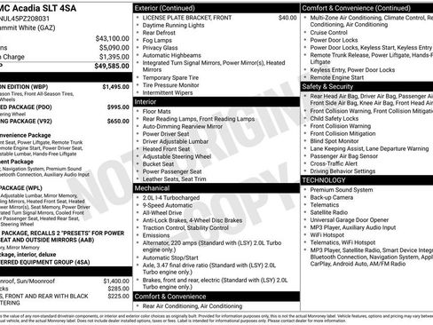 Used 2023 GMC Acadia SLT w/ Elevation Edition AWD/4WD image 5