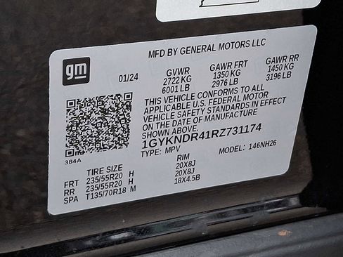 Certified 2024 Cadillac XT5 Premium Luxury w/ LPO, Floor Liner Package image 26