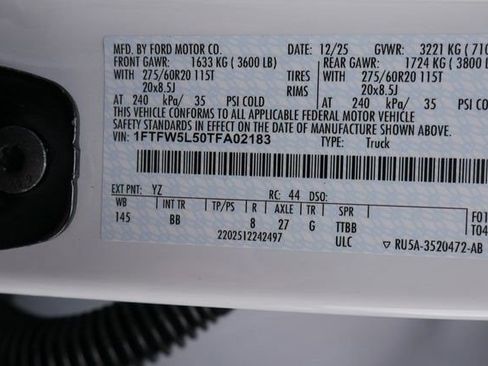 New 2026 Ford F150 Lariat w/ Equipment Group 502A High image 28