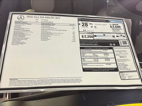 New 2026 Mercedes-Benz GLA 250 4MATIC image 18