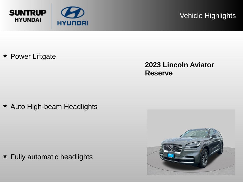 Used 2023 Lincoln Aviator Reserve AWD/4WD image 16