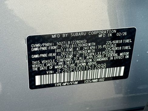 New 2026 Subaru Outback Limited AWD/4WD image 31