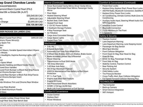 Used 2023 Jeep Grand Cherokee Laredo AWD/4WD image 2